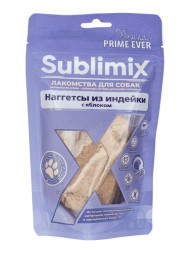 Prime Ever Sublimix Наггетсы из индейки с яблоком лакомство для собак 60 г