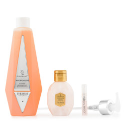 Iv San Bernard ISB The Best Line набор Andromeda шампунь для выпадающей шерсти 550 мл, кондиционер 120 мл + парфюм 2 мл в подарок