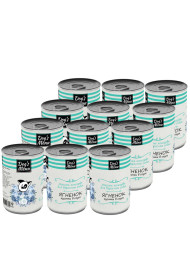 Dog`s Menu влажный корм для взрослых собак с ягненком кусочки в соусе в консервах - 340 г х 12 шт