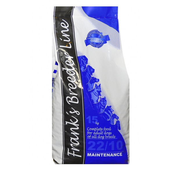 Franks ProGold Breeder Line Dog Maintenance 22/10 сухой корм для взрослых малоактивных собак всех пород , с курицей - 15 кг