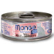 Monge Cat Natural влажный корм для взрослых кошек с тунцом, курицей и креветками в консервах 80 г (24 шт в уп)