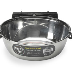 MidWest миска для собак, для клеток и вольеров, нержавеющая сталь, 600 мл