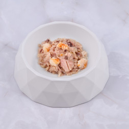 Monge Jelly Adult Cat влажный корм для взрослых кошек с желтоперым тунцом и сурими, в консервах - 80 г х 24 шт