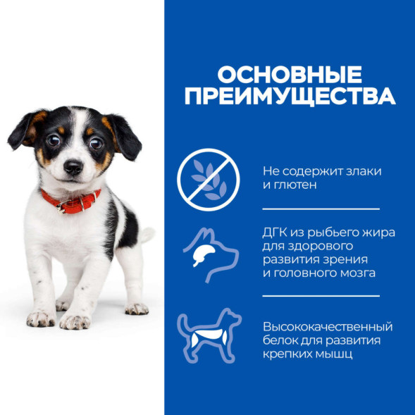 Hills Science Plan No Grain сухой беззерновой корм для щенков мелких и средних пород с курицей и картофелем - 2,5 кг