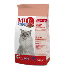 Forza10 Mr. Fruit Senior сухой корм для пожилых кошек на основе курицы и рыбы - 1,5 кг