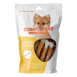Compliment лакомство для собак мини-пород Кальцевые косточки с филе курицы - 50 г