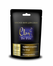 Clan De File лакомство для собак филе индейки - 40 г