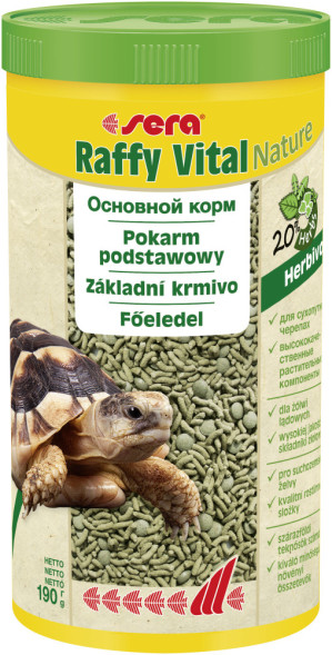 Sera RAFFY VITAL корм для рептилий - 1 л (190 г)