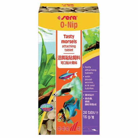 Sera O-NIP Корм для рыб универсальный в таблетках - 24 таблетки
