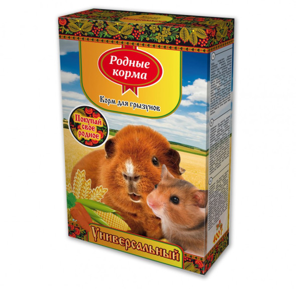 Родные Корма корм для грызунов универсальный - 400 г