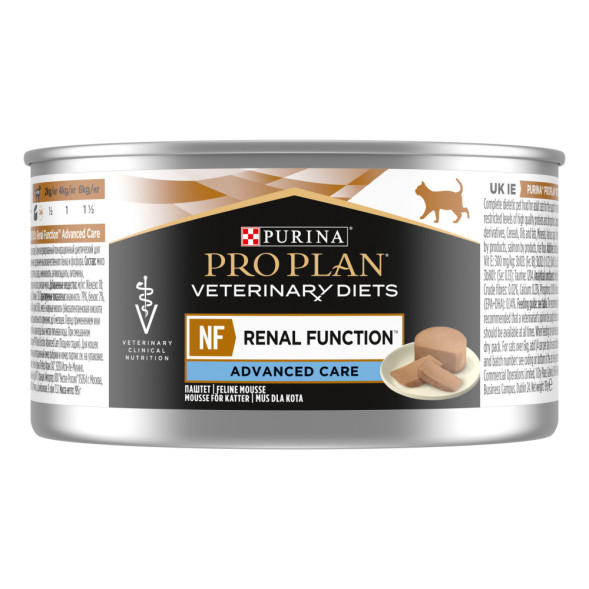 Purina Pro Plan Veterinary Diets NF Renal Function Advanced care (Поздняя стадия) влажный корм для взрослых кошек при хронической почечной недостаточности паштет в консервах - 195 г х 24 шт