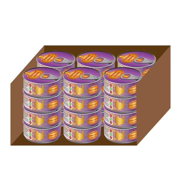 Консервы Родные Корма Знатные Индейка для кошек - 100 г х 24 шт