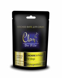 Clan De File лакомство для собак филе курицы - 40 г