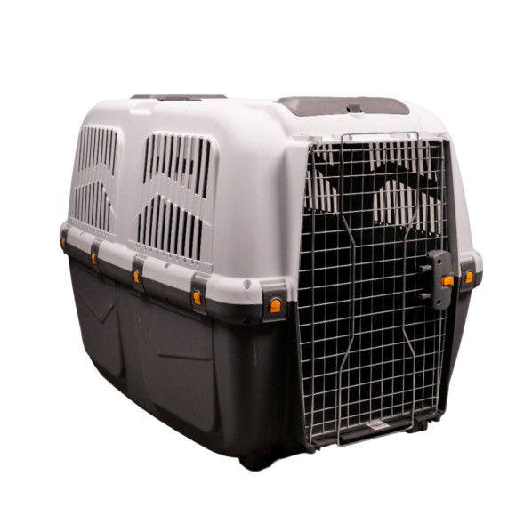 MPS переноска SKUDO 7 105х73х76h см с металлической дверцей с замком серая