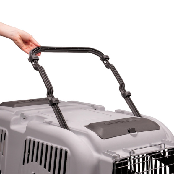 MPS переноска SKUDO 7 105х73х76h см с металлической дверцей с замком серая