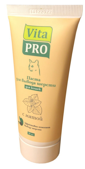 Vita Pro паста для вывода шерсти для кошек с мятой - 30 мл