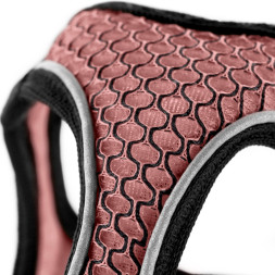 Hunter шлейка для собак Hilo Comfort 40-46 см, сетчатый текстиль, пыльная роза