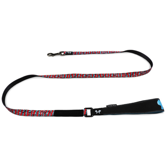 United Pets Complete me поводок для собак, 140 см, 20 мм, красная зебра