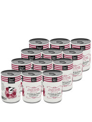 Dog`s Menu влажный корм для взрослых собак с говядиной кусочки в соусе в консервах - 340 г х 12 шт