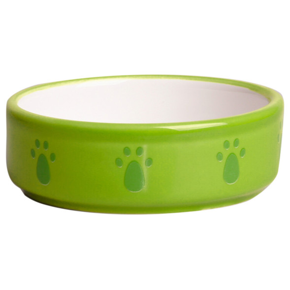 Mr.Kranch миска керамическая для грызунов Зеленая с морковью, 70 мл