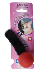 Glory Life Нарисуй для кота лапка норки, игрушка-дразнилка для кошек с мехом норки, разноцветная
