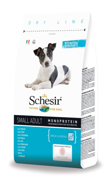Schesir Dog Adult Small сухой корм для взрослых собак мелких пород с рыбой - 800 г