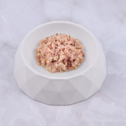 Monge Jelly Adult Cat влажный корм для взрослых кошек с желтоперым тунцом и креветками, в консервах - 80 г х 24 шт