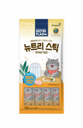 NUTRI PLAN лакомство для кошек пюре с тунцом и куриной грудкой - 14 г х 4 шт