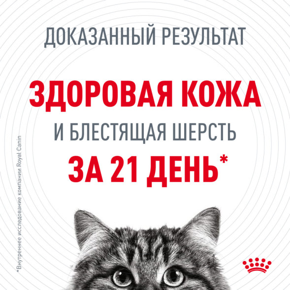 Royal Canin Hair&amp;amp;Skin Care влажный корм для взрослых кошек, для поддержания здоровья кожи и красоты шерсти, тонкие ломтики в соусе, в паучах - 85 г х 28 шт