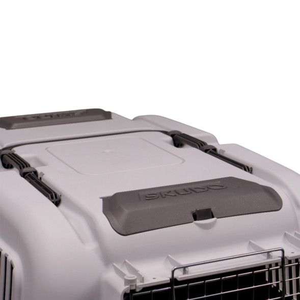 MPS переноска SKUDO 6 92х63х70h см с металлической дверцей с замком серая