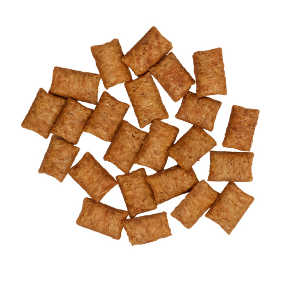 Monge Gift Sterilised лакомство для стерилизованных кошек Хрустящие подушечки с начинкой с уткой и клюквой - 60 г