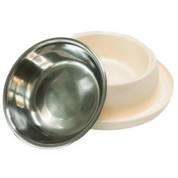 SuperDesign миска на меламиновой подставке, 700 мл, белая