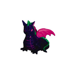 Glofish декорация для аквариума дракон