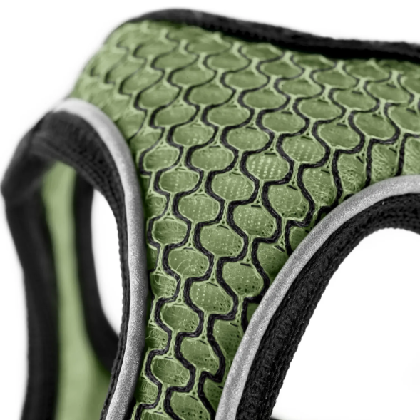 Hunter шлейка для собак Hilo Comfort 40-46 см, сетчатый текстиль, оливковая