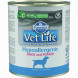 Farmina Vet Life Dog Hypoallergenic влажный корм для собак при аллергии с уткой и картофелем - 300 г (6 шт в уп)