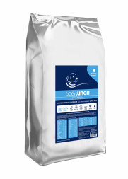 Dog Lunch Премиум сухой корм для щенков средних и крупных пород с индейкой - 12 кг