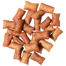 Мнямс Кот Федор Фермерская Ярмарка лакомство для котят хрустящие подушечки с паштетом из телятины - 50 г