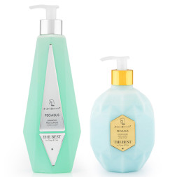 Iv San Bernard ISB The Best Line набор Pegasus шампунь для длинной шерсти 550 мл, кондиционер 120 мл + парфюм 2 мл в подарок