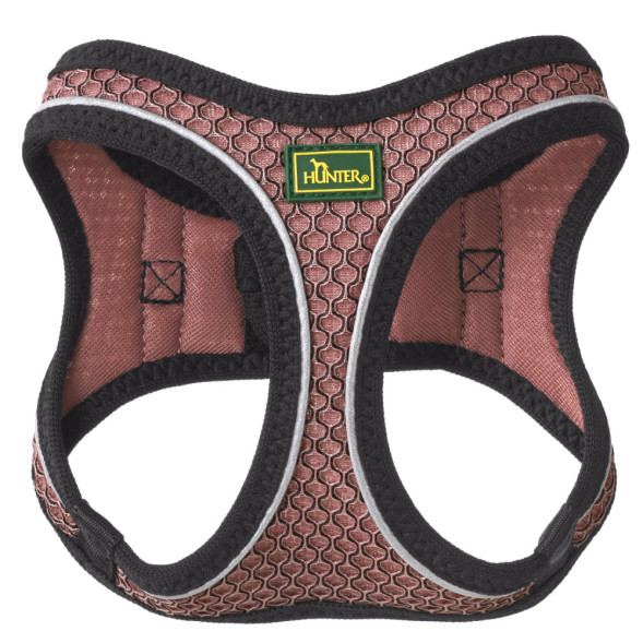 Hunter шлейка для собак Hilo Comfort 36-40 см, сетчатый текстиль, пыльная роза