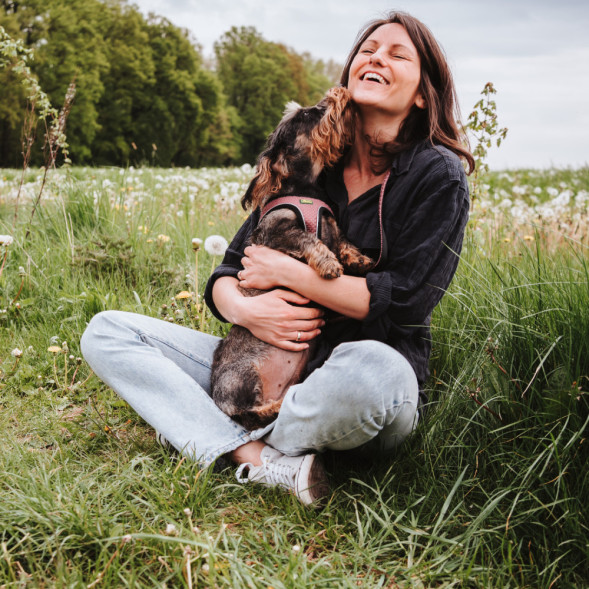 Hunter шлейка для собак Hilo Comfort 36-40 см, сетчатый текстиль, пыльная роза