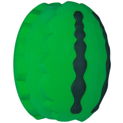 Mr.Kranch игрушка для собак Арбуз, с ароматом курицы, зеленый, 15 см