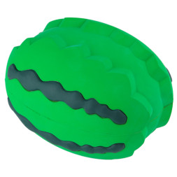 Mr.Kranch игрушка для собак Арбуз, с ароматом курицы, зеленый, 15 см
