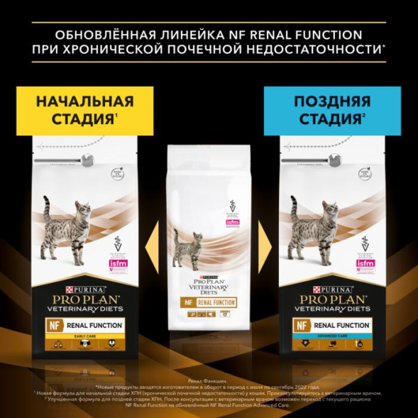 Сухой корм для кошек Pro Plan Veterinary Diets NF при поздней стадии хронической почечной недостаточности 350 г
