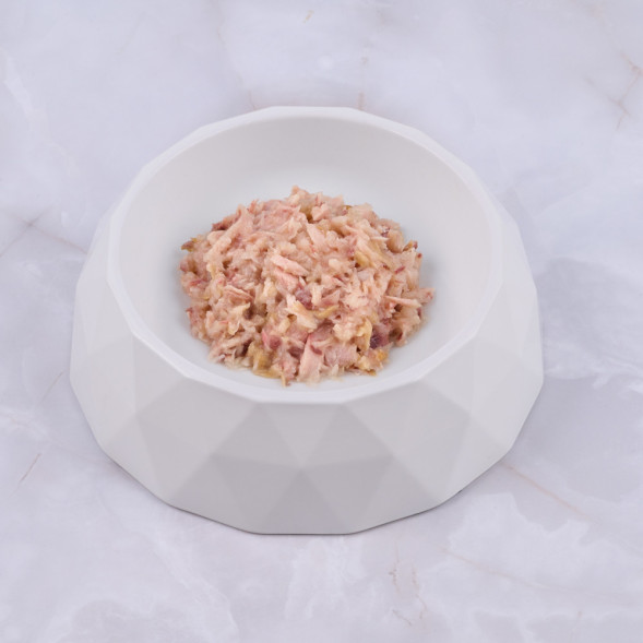 Monge Jelly Adult Cat влажный корм для взрослых кошек с желтоперым тунцом и белой рыбой, в консервах - 80 г х 24 шт