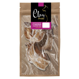 Clan Pride лакомство для собак сушеное Трахея говяжья колечки - 35 г