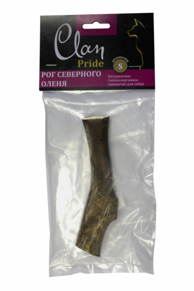 Clan Pride лакомство для собак Рог северного оленя, размер S