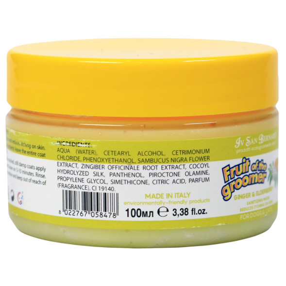 ISB Fruit of the Groomer Ginger&amp;amp;Elderbery восстанавливающая маска с противовоспалительным эффектом - 100 мл