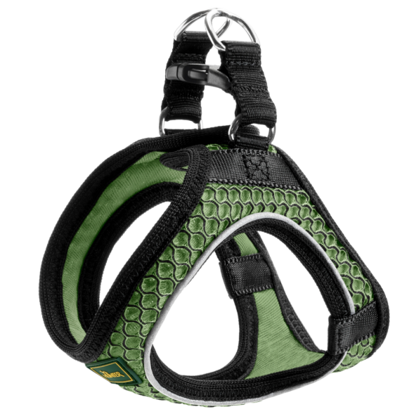 Hunter шлейка для собак Hilo Comfort 36-40 см, сетчатый текстиль, оливковая