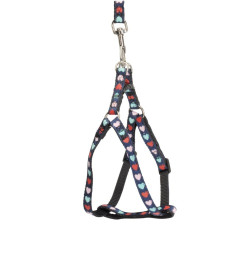 Camon шлейка с поводком для собак Hearts, черный