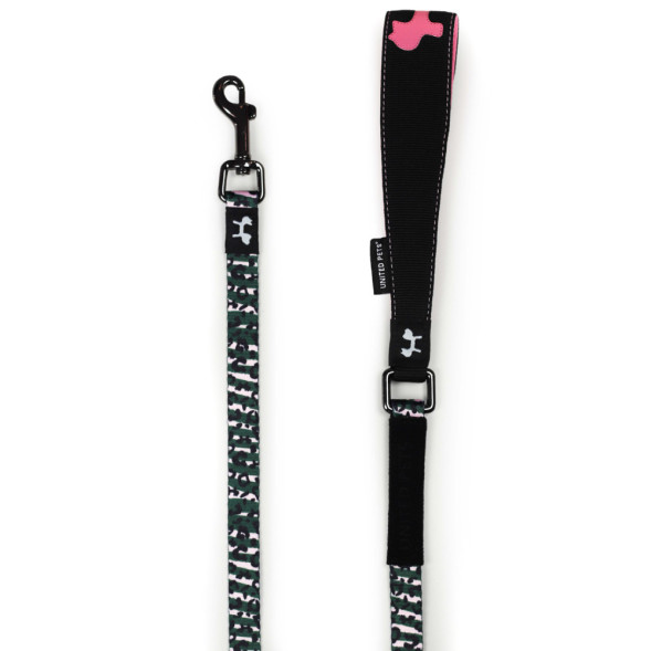 United Pets Complete me поводок для собак, 140 см, 16 мм, розовый камуфляж